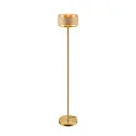 Luminaria de pedestal PANTILO ROPE 27 E27 IP20, dorado regulable