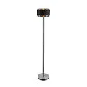Luminaria de pedestal PANTILO ROPE 27 E27 IP20, plata regulable