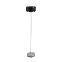 SLV Luminaria de pedestal PANTILO ROPE 27 E27 IP20, plata regulable