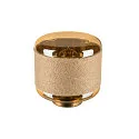 Luminaria de mesa PANTILO ROPE 19 cilíndrico E27, dorado regulable