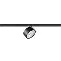track spot KALU 2.0 DALI cylindrical, DALI controllable, UGR < 19, cardanic swivelling IP20, black dimmable