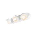 SLV Luminaria de pared y techo KALU 2.0 TRIPLE PHASE de 3 llamas, UGR < 19, giro cardánico IP20, blanco regulable