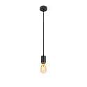 pendant luminaire LALU® E27 IP20, black dimmable