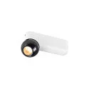 wall and ceiling luminaire DYSKO IP20, black, white, lacquered dimmable