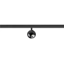 SLV Proyector para raíl DYSKO 48V DALI (STANDARD TRACK) ajustable, en forma de bala IP20, negro regulable