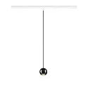 pendant luminaire DYSKO IP20, black, white dimmable