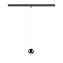 SLV Luminaria colgante de raíl DYSKO 48V PD DALI abajo, controlable por DALI IP20, negro regulable