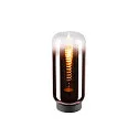 Luminaria de mesa PANTILO SLIM cilíndrico E27, cobre regulable