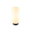 Luminaria de mesa PANTILO SLIM cilíndrico E27, blanco regulable