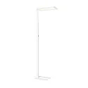 SLV floor lamp WORKLIGHT EASY FL with switch, suitable for VDU workstation, white dimmable