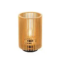 Luminaria de mesa WUD TL cilíndrico E27 IP20, color natural regulable