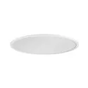 Luminaria de techo PANEL 60 redondo, apto para puestos de trabajo VDU IP20, blanco, barnizado regulable