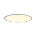 Luminaria de techo PANEL 60 redondo, apto para puestos de trabajo VDU IP20, gris, barnizado regulable