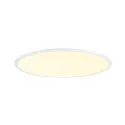 ceiling luminaire PANEL 60 round, suitable for VDU workstation IP20, white, lacquered dimmable