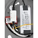 SLV Luminaria de techo PANEL 60 redondo, apto para puestos de trabajo VDU IP20, gris, barnizado regulable
