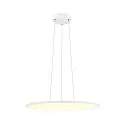 pendant luminaire PANEL 60 round, suitable for VDU workstation IP20, white dimmable