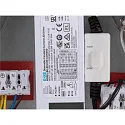 SLV Luminaria colgante PANEL 60 redondo, apto para puestos de trabajo VDU IP20, gris regulable
