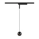 Luminaria colgante de 1 fase LIGHT EYE® 2.0 abajo, conmutable, en forma de bala IP20, negro mate 