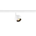 Proyector para raíl LIGHT EYE® 2.0 redondo IP20, negro, blanco, barnizado regulable