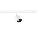 SLV Proyector para raíl LIGHT EYE® 2.0 redondo IP20, negro, blanco, barnizado regulable