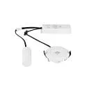 SLV Luminaria empotrable para techos P-LIGHT redondo IP20, blanco 