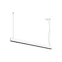 Luminaria colgante GLENOS® PRO IP20, negro, blanco regulable