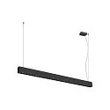 SLV Luminaria colgante GLENOS® PRO IP20, negro regulable