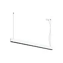 SLV Luminaria colgante GLENOS® PRO IP20, negro, blanco regulable