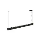 SLV Luminaria colgante GLENOS® PRO IP20, negro regulable