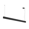 SLV Luminaria colgante GLENOS® PRO IP20, negro regulable