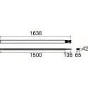 SLV Sistema de iluminación de fila continua portada EASYLIGHT BC 1500 7 25 BK 7 polos, negro