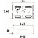 SLV Sistema de iluminación de fila continua montaje en el techo EASYLIGHT SCF M10 BK, negro