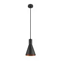 SLV pendant luminaire LALU® SET CONE 15 E27 IP20, black dimmable