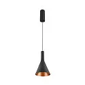 pendant luminaire LALU® SET CONE 15 IP20, black dimmable