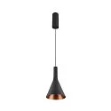 SLV pendant luminaire LALU® SET CONE 15 IP20, black dimmable