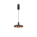 SLV pendant luminaire LALU® SET PLATE 22 IP20, black dimmable