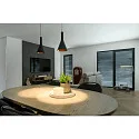 pendant luminaire LALU® SET CONE 15 IP20, black dimmable
