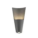 SLV wall luminaire RASTERLYS WL UP/DOWN conical IP65, anthracite dimmable