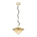 pendant luminaire SEJERO E27 IP65, beige dimmable