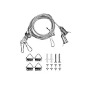 Accesorio Suspensión por cuerda PANEL P | PAVANNO, acero inoxidable