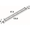SLV Luminaria de techo BATTEN INDUSTRY C IP23, blanco 