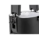 SLV ceiling recessed luminaire UNIVERSAL DOWNLIGHT MOVE swivelling, with cover IP20, black dimmable
