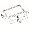 SLV Marco de montaje PANEL P | PAVANNO, blanco