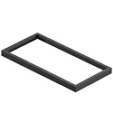 Marco de montaje PANEL P | PAVANNO, negro