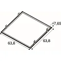 SLV mounting frame PANEL P | PAVANNO, white