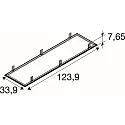 SLV Marco empotrable PANEL P | PAVANNO, blanco