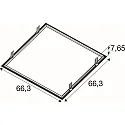 SLV Marco empotrable PANEL P | PAVANNO, negro
