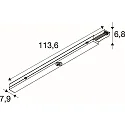 Luz de emergencia EASYLIGHT 1000 redondo IP20, blanco regulable