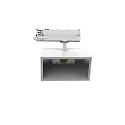 Foco trifásico TRACKSPOT P giratorio IP20, blanco 