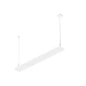 Luminaria colgante WORKLIGHT P LINE 150 apto para puestos de trabajo VDU IP20, blanco regulable